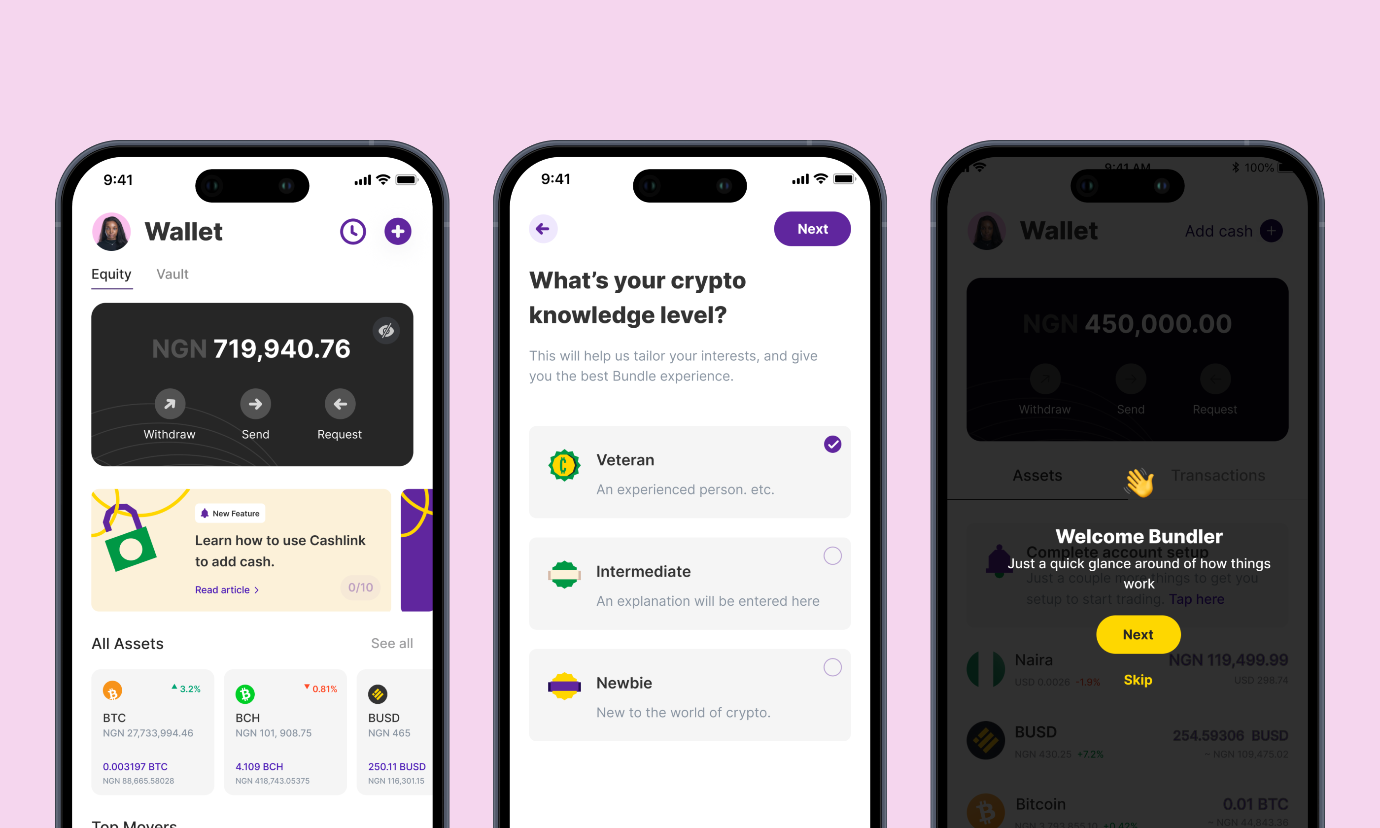 Bundle Onboarding Redesign