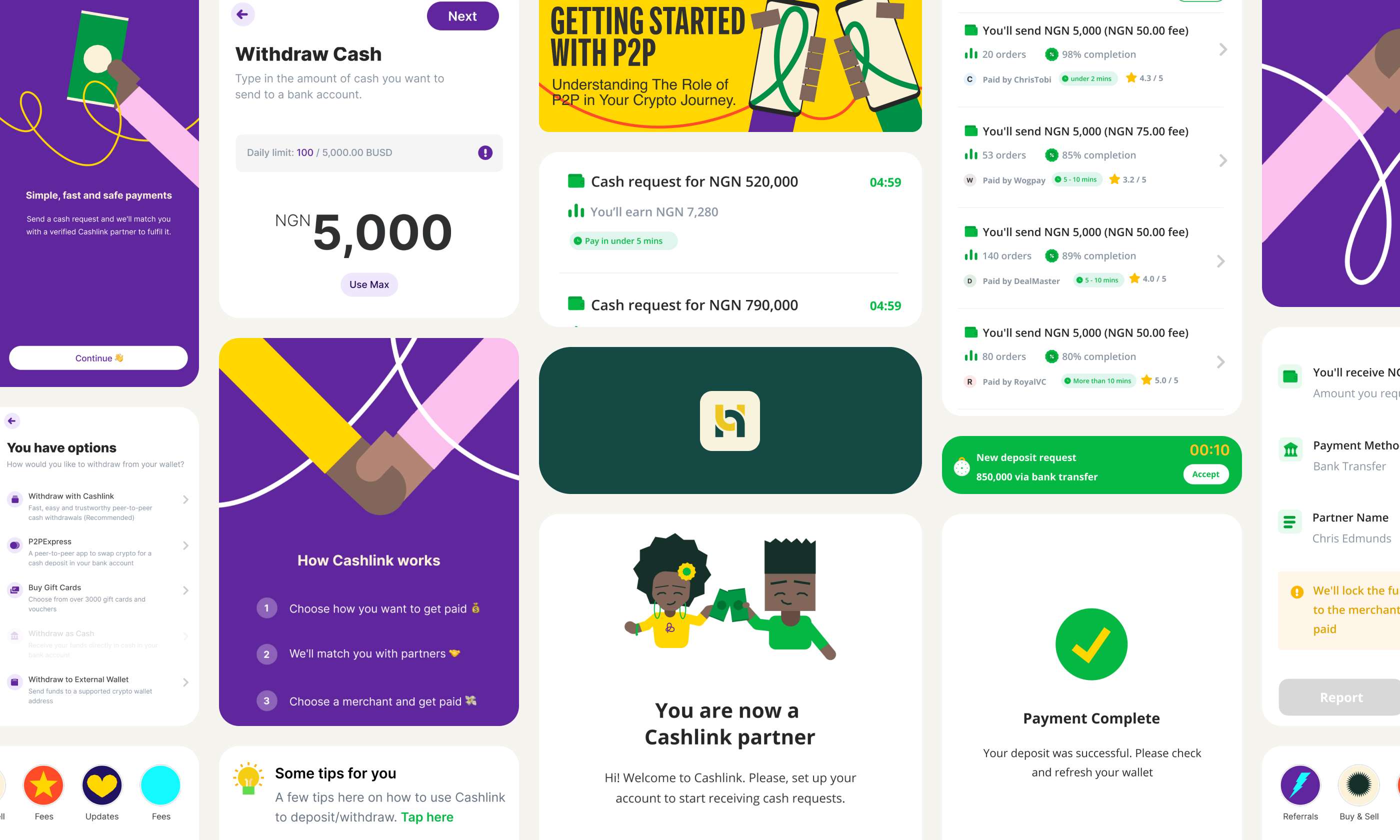 Cashlink P2P Payments
