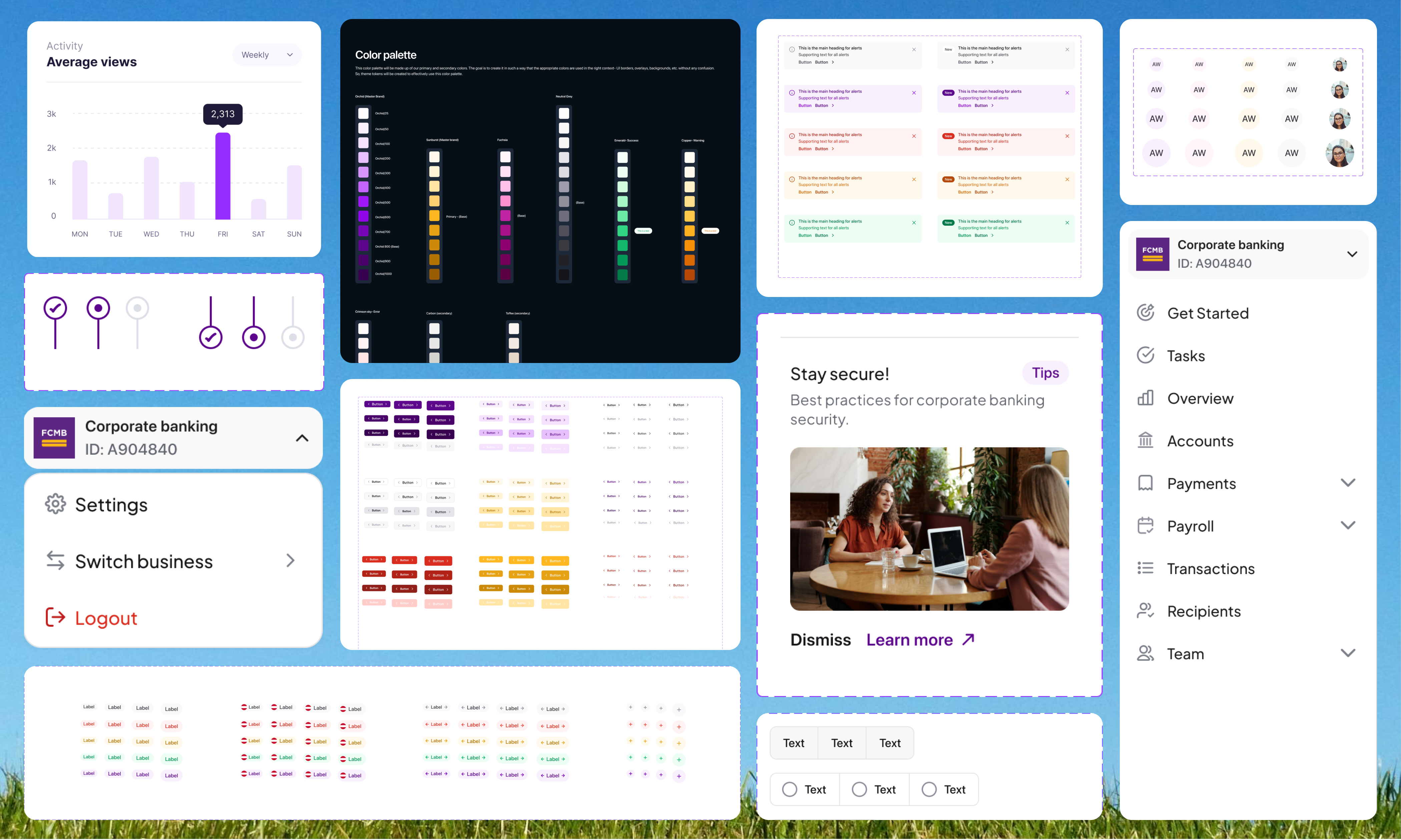 FCMB Design System components