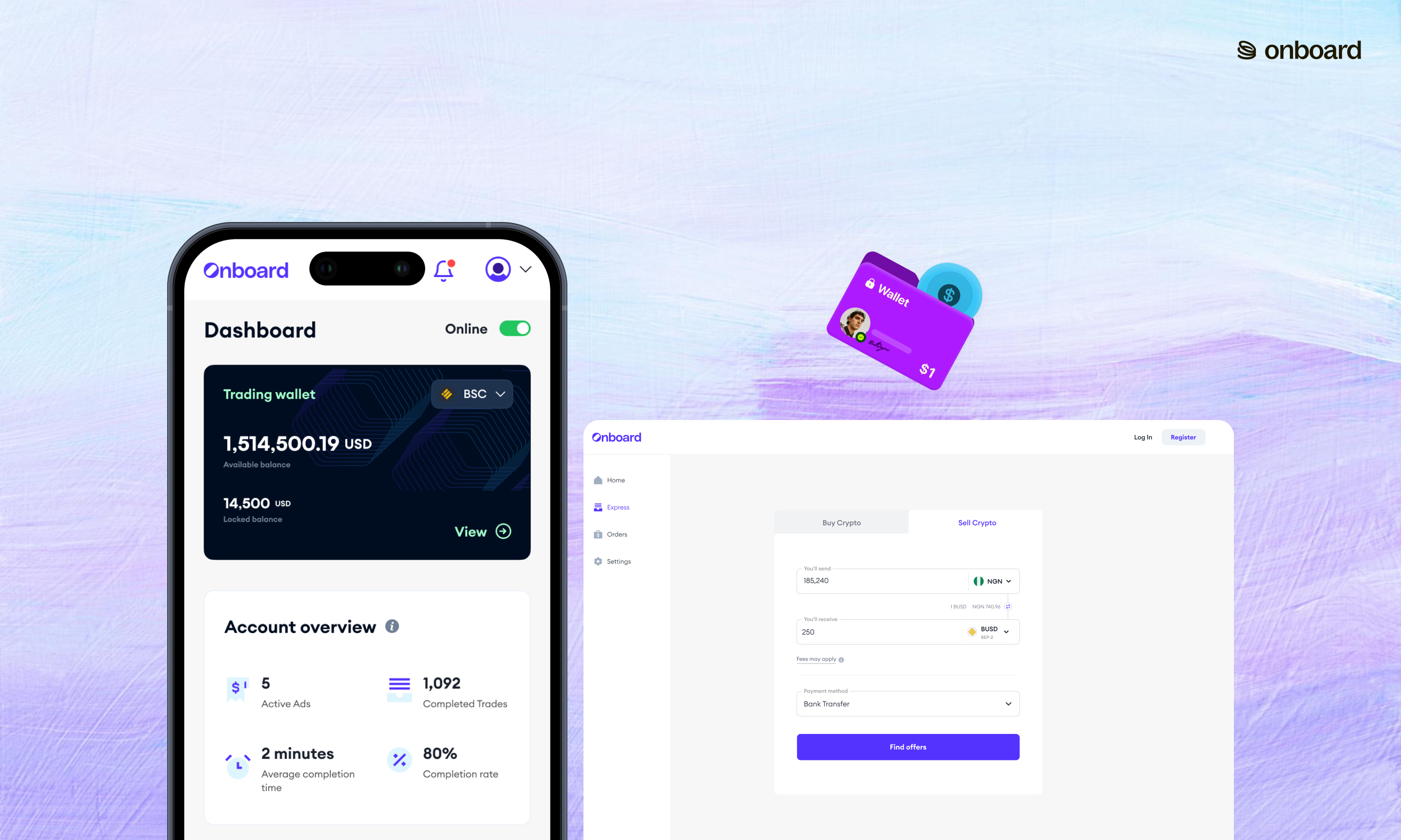 Onboard Exchange