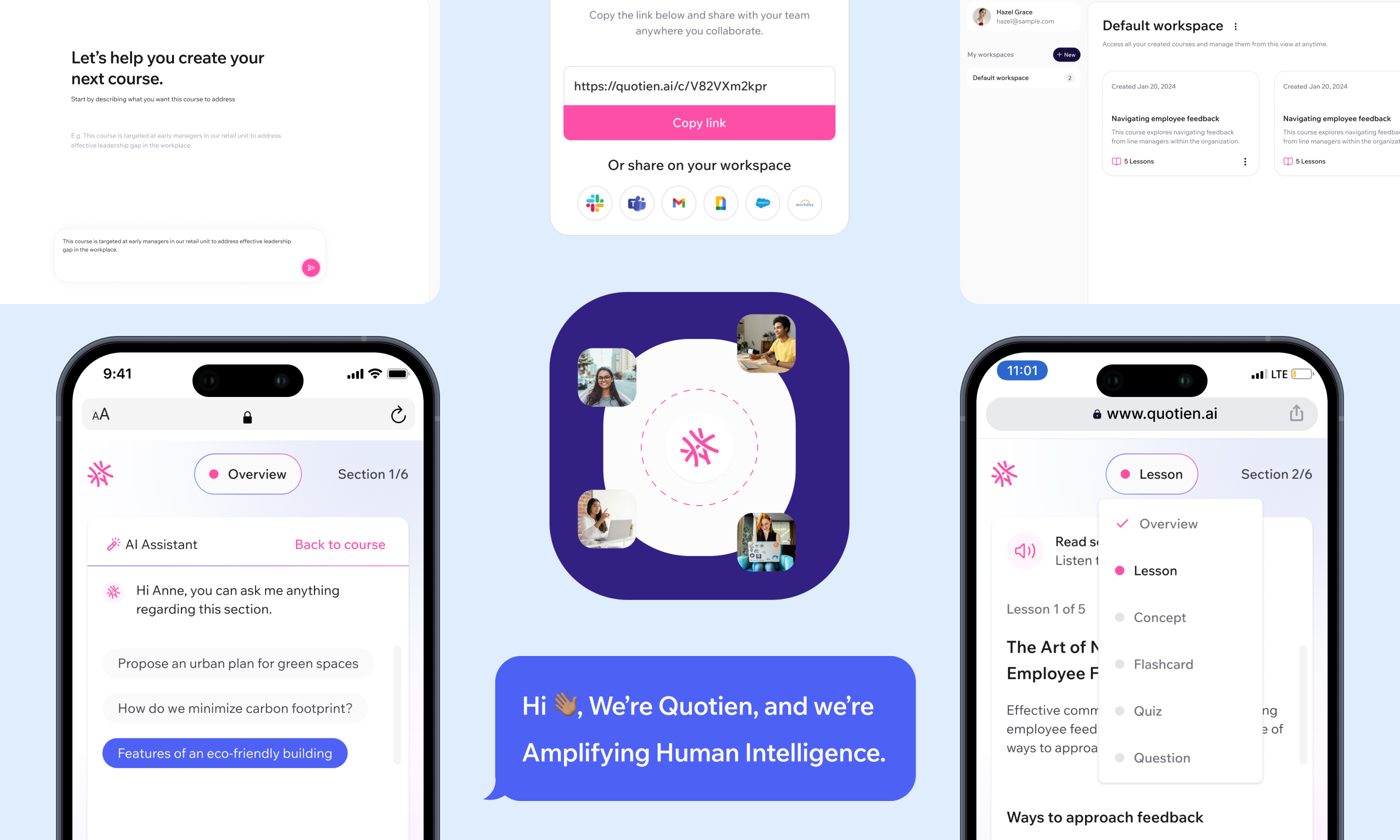 Quotien AI Microlearning Tool